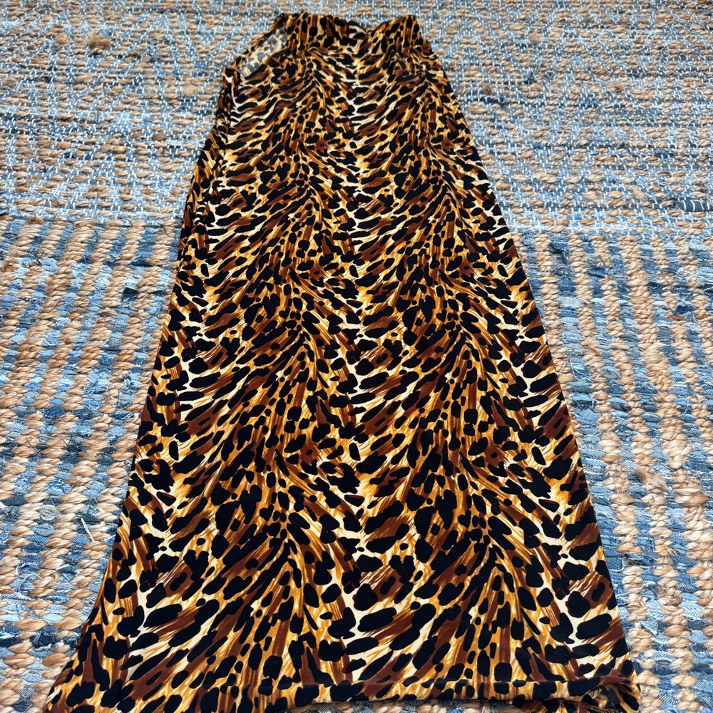Norma Kamali Animal Print Dress